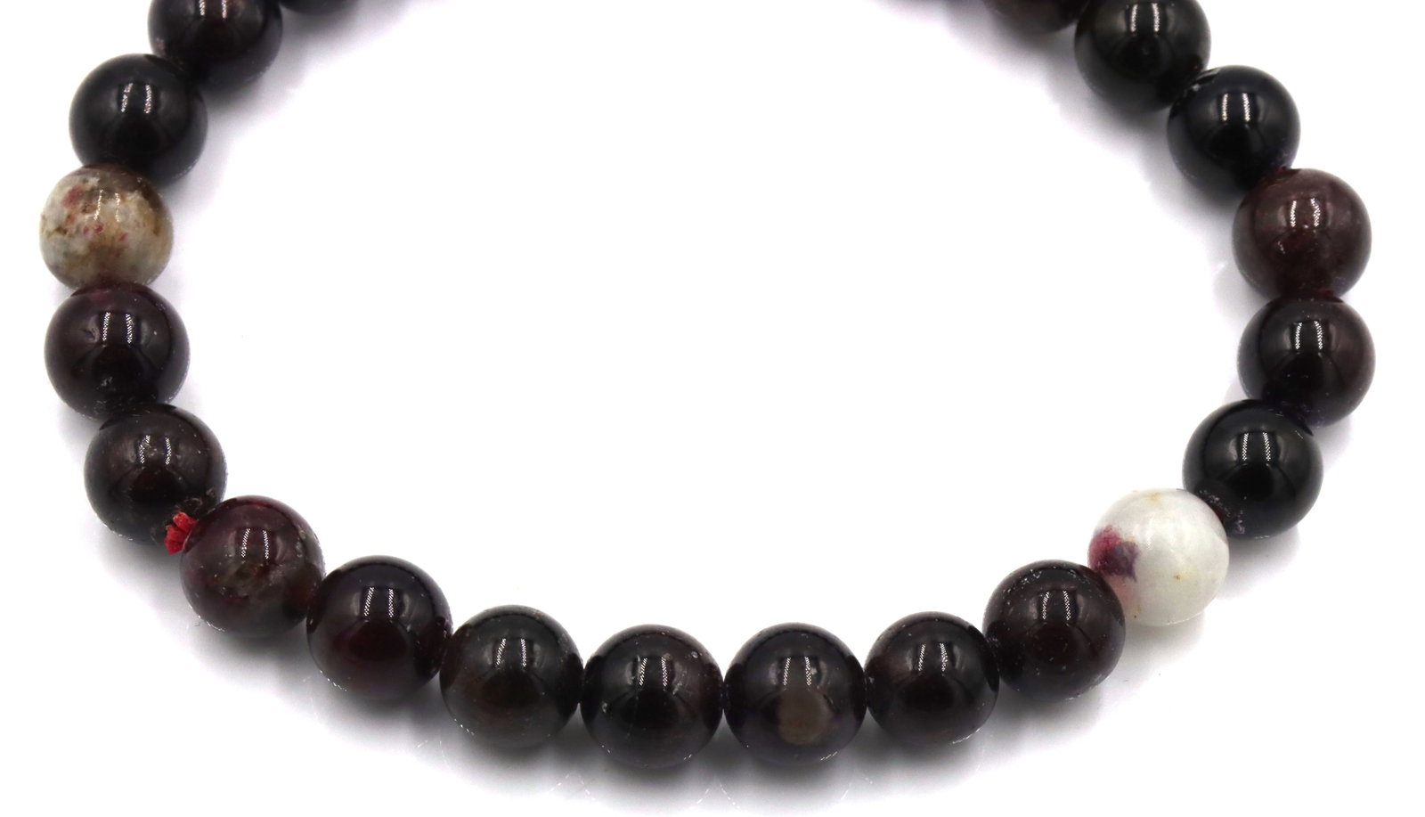 Natural gemstone bangle bracelet - 2