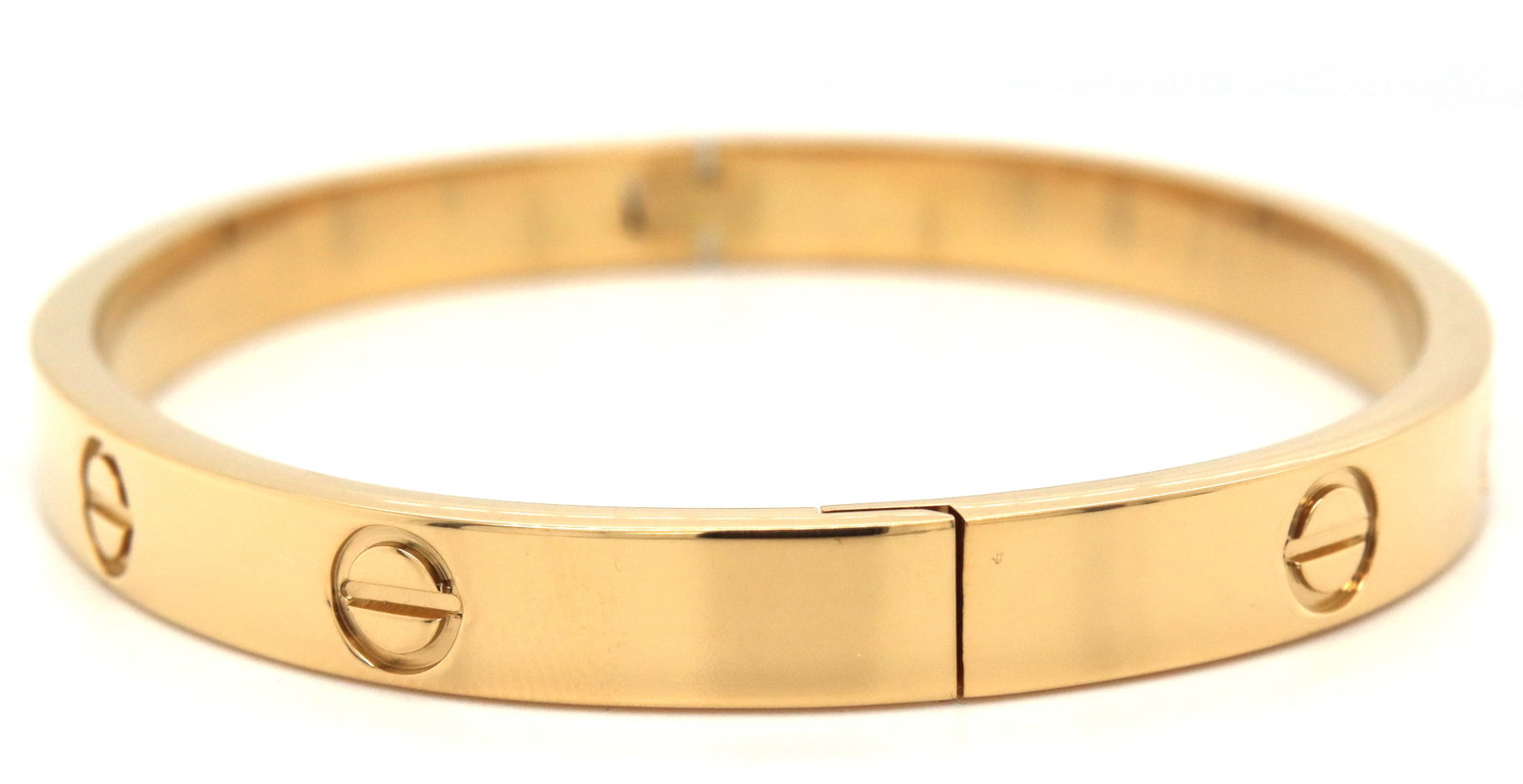 Gold plated bangle bracelet - 3