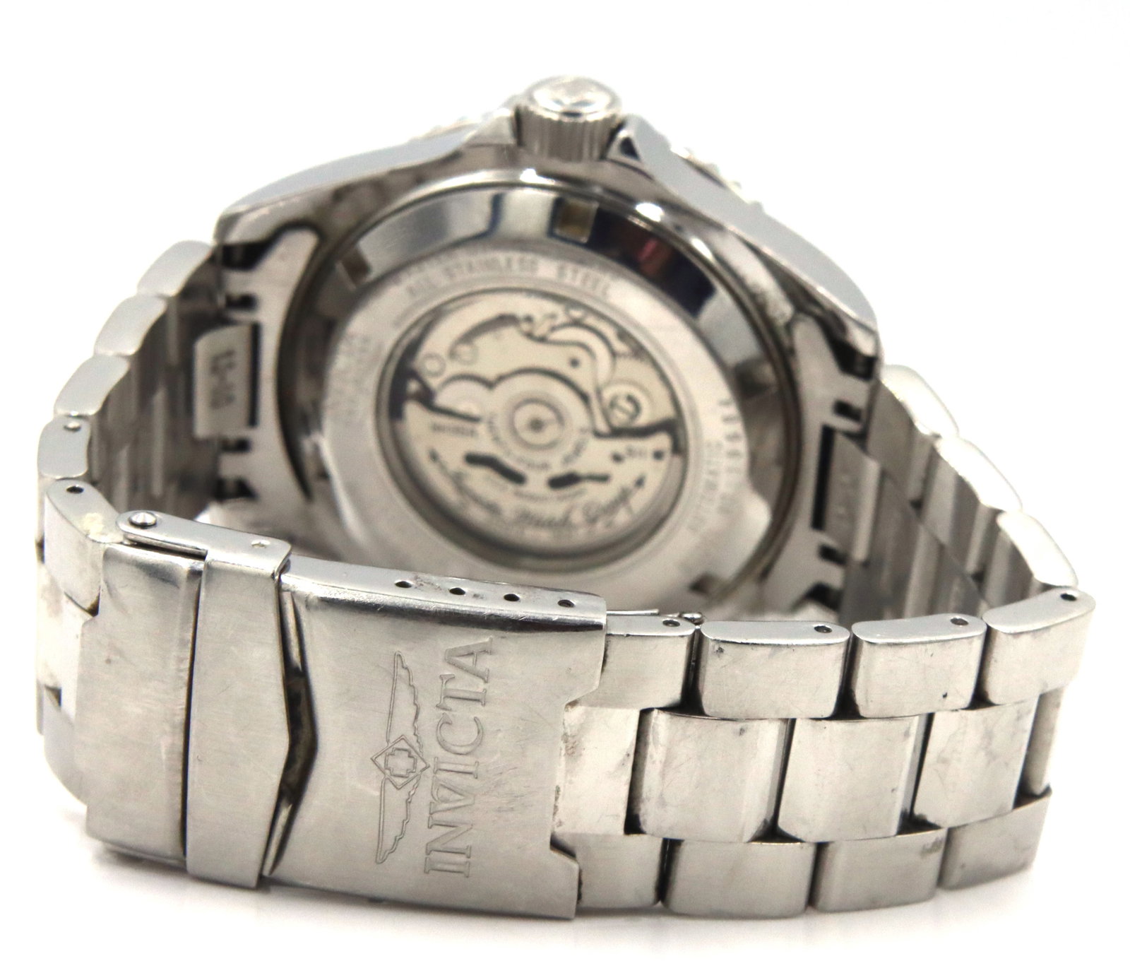 Invicta automatic blue bezel watch - 5