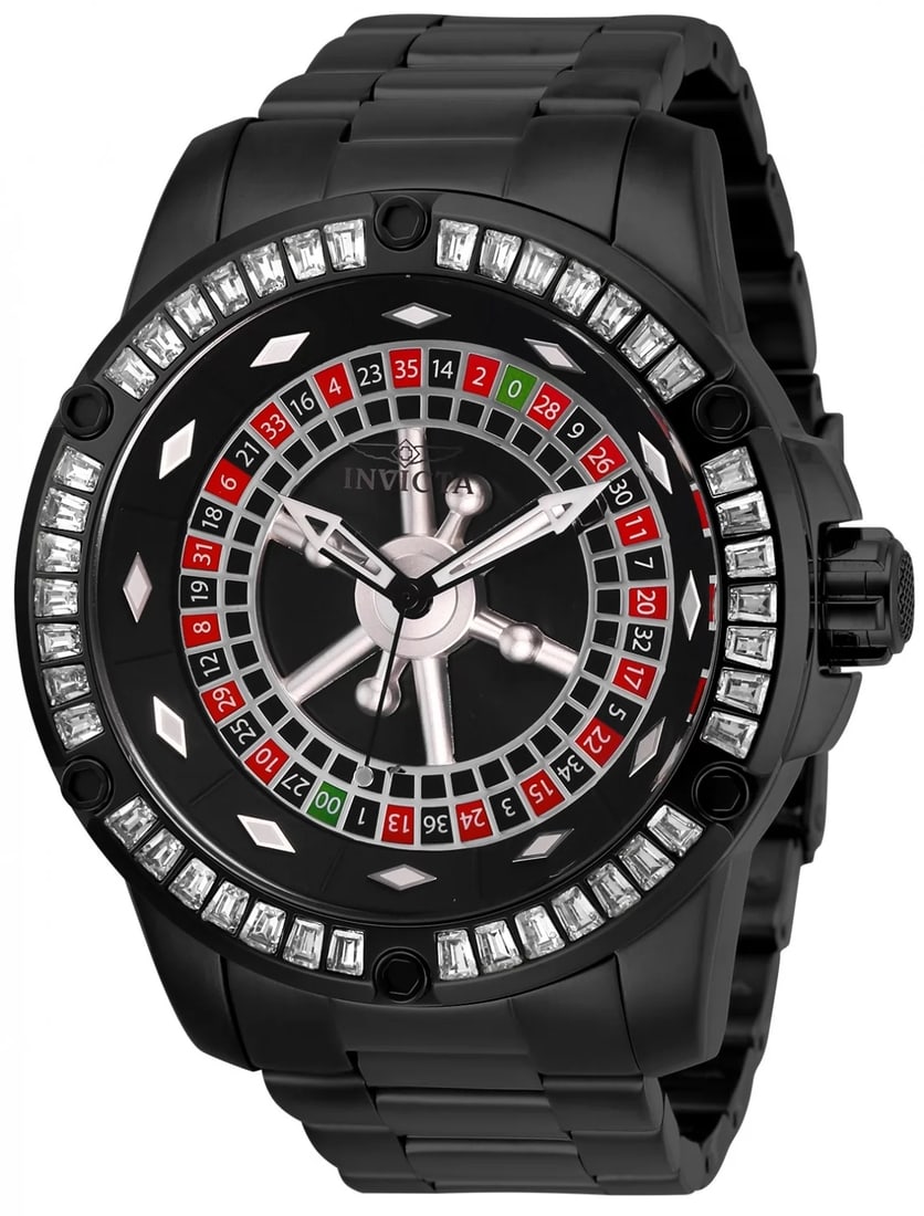 Invicta Men's Specialty Automatic 3 Hand Black Dial Watch: Communicating time with ingenious innovation, the Invicta Specialty Collection is the shining example of invention in motion. This collection captures the revelation of intuition in transcendent piece