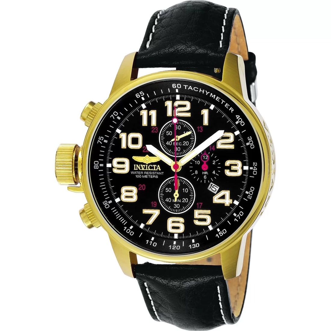 Invicta Men's I-Force Quartz Chronograph Black Dial Watch: A revolutionary constitution by a democratic leading Force. Focused on an end to class antagonisms, the Invicta Force Collection brings about change and makes what was once in reach to only a few, aff