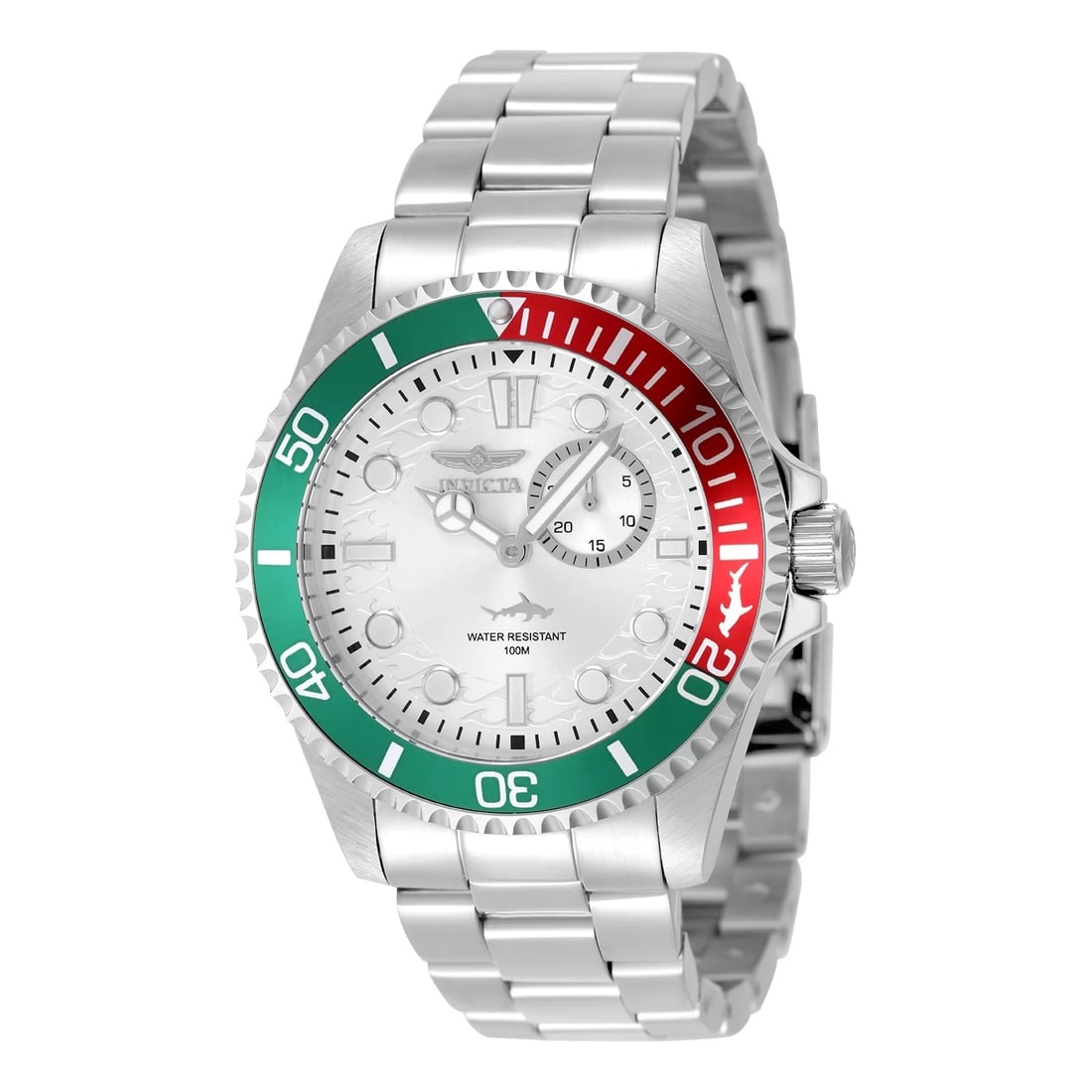 Invicta Men's 49276 Pro Diver Quartz Multifunction Silver Dial Watch: Plunge into any horizon using the steadfast guidance of the Invicta Pro Diver. Stylishly classic, internal workings are forged with variations of bold movements. Built with confident prowess, the fort