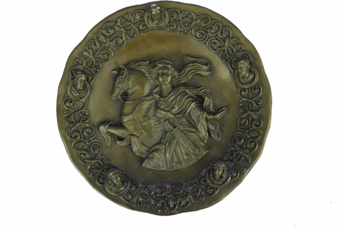 Classic Art Bronze Marble Art Statue Greek goddess of Athena warrior Statue: Condition: This sculpture is in perfect condition. Bronze Dimensions :Height 8.5" x Width 8.5" Weight : 6 LBS Inventory 39YRD9994693 Sale@@ Athena, also referred to as Athene, is a very important godd