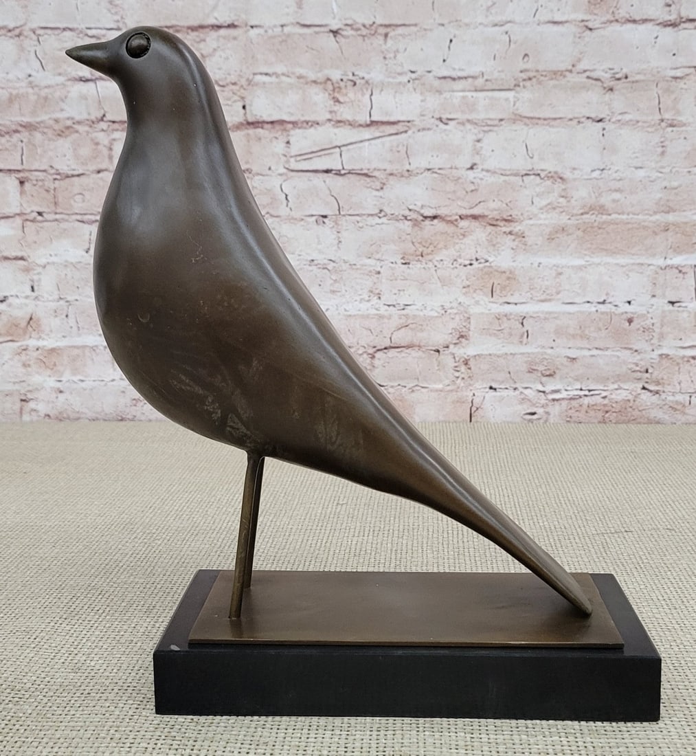 Hot Cast Bronze Sculpture Williams Abstract Bird Mid Century Signed (1 of 6)
