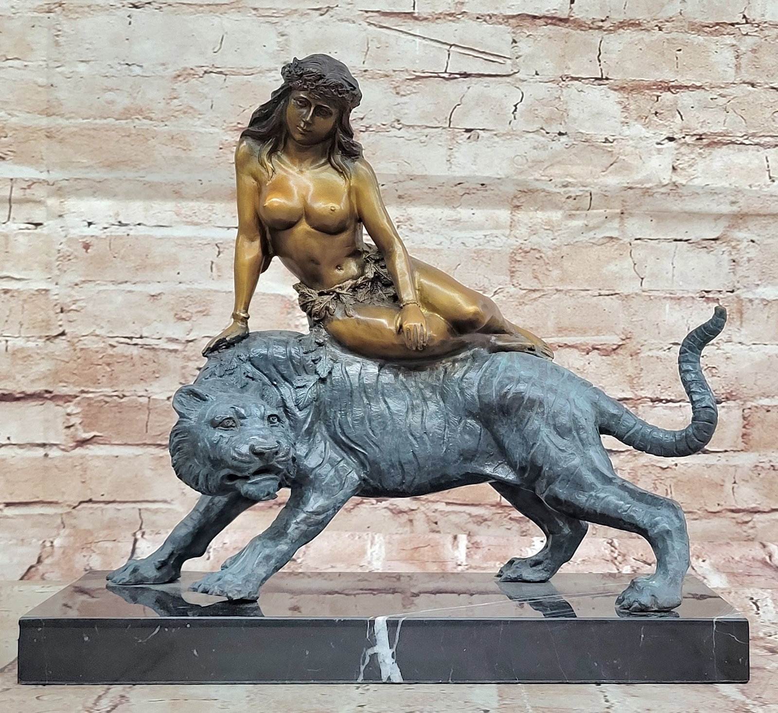 Aldo Vitaleh Egyptian Bronze Statue of Cleopatra with Panther Hot Cast Art Signed Collectible: Condition: This sculpture is in perfect condition. Bronze Dimensions with Marble Base: Height 12.5" X Width 13.5" Marble Dimensions:13.5" X 6" Height without base:11.5" Weight:18 LBS Inventory:18GTM24
