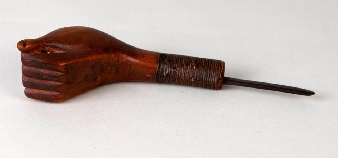 Crooked Knife with Carved  Hand (1 of 5)