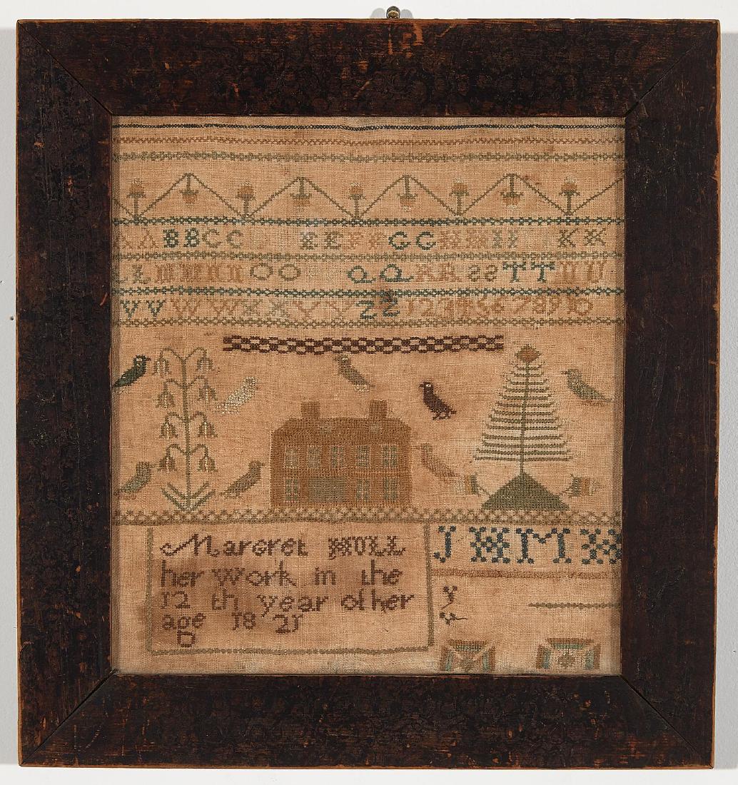 Needle Work Sampler - Margaret Hull 1821 (1 of 2)