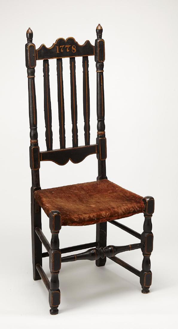 18th Century Bannister Back Side Chair (1 of 3)