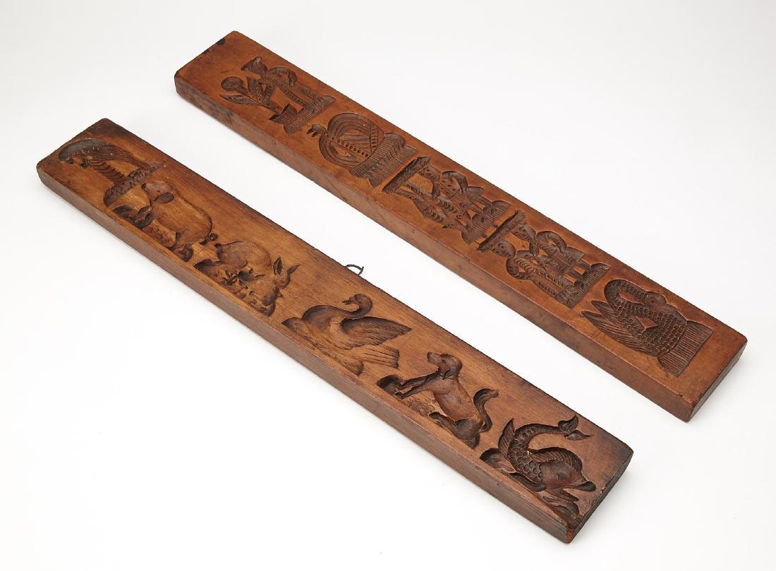 Two Early Carved Cookie Boards (1 of 3)