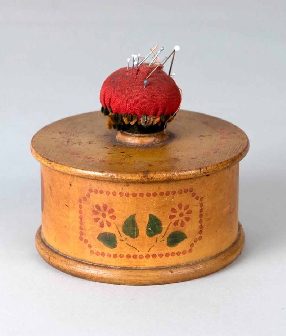 Paint Decorated Sewing Box (1 of 8)