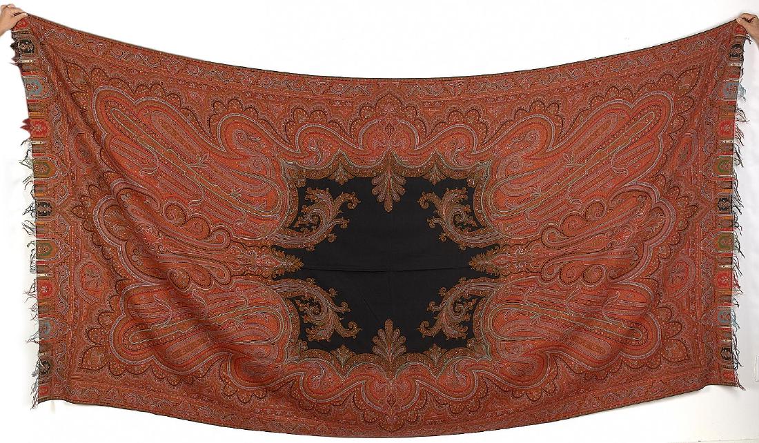 Early Woven Paisley Shawl (1 of 6)