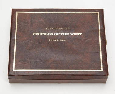 Hamilton Mint Profiles of the West .999 24 ozt: Hamilton Mint Profiles of the West .999 silver. 24 ingots, each 1 troy oz.