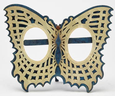 Art Deco Celluloid Butterfly Double Frame: Art Deco Celluloid Butterfly Double Frame. 7-1/4"x 9-1/9".