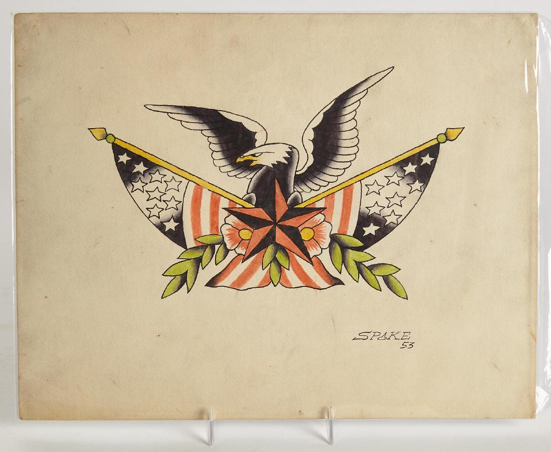 Original Tattoo Flash Lot of 5 (1 of 2)