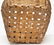 Fine Early New England Painted Splint Basket - 7