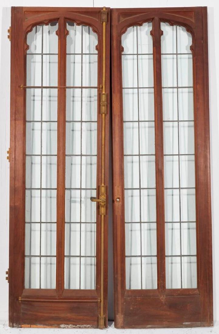 Brewster Mansion-Interior 2 part door with leaded glass (1 of 4)