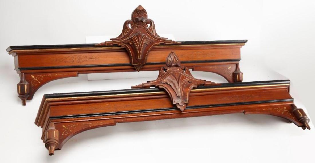 Pair of Carved Architectural Valences (1 of 2)
