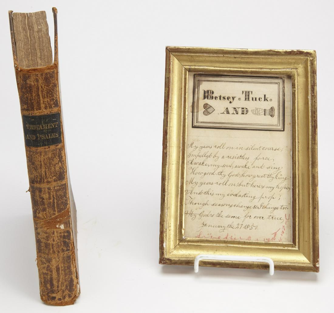 Heart in Hand Book Plate with Bible (1 of 2)