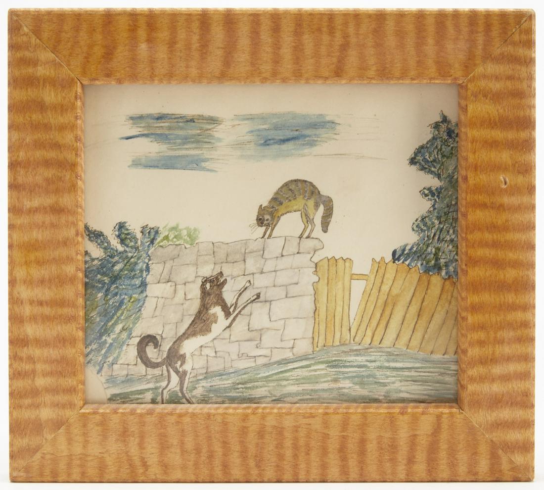 William E Williams - Four School Girl Watercolors (1 of 8)