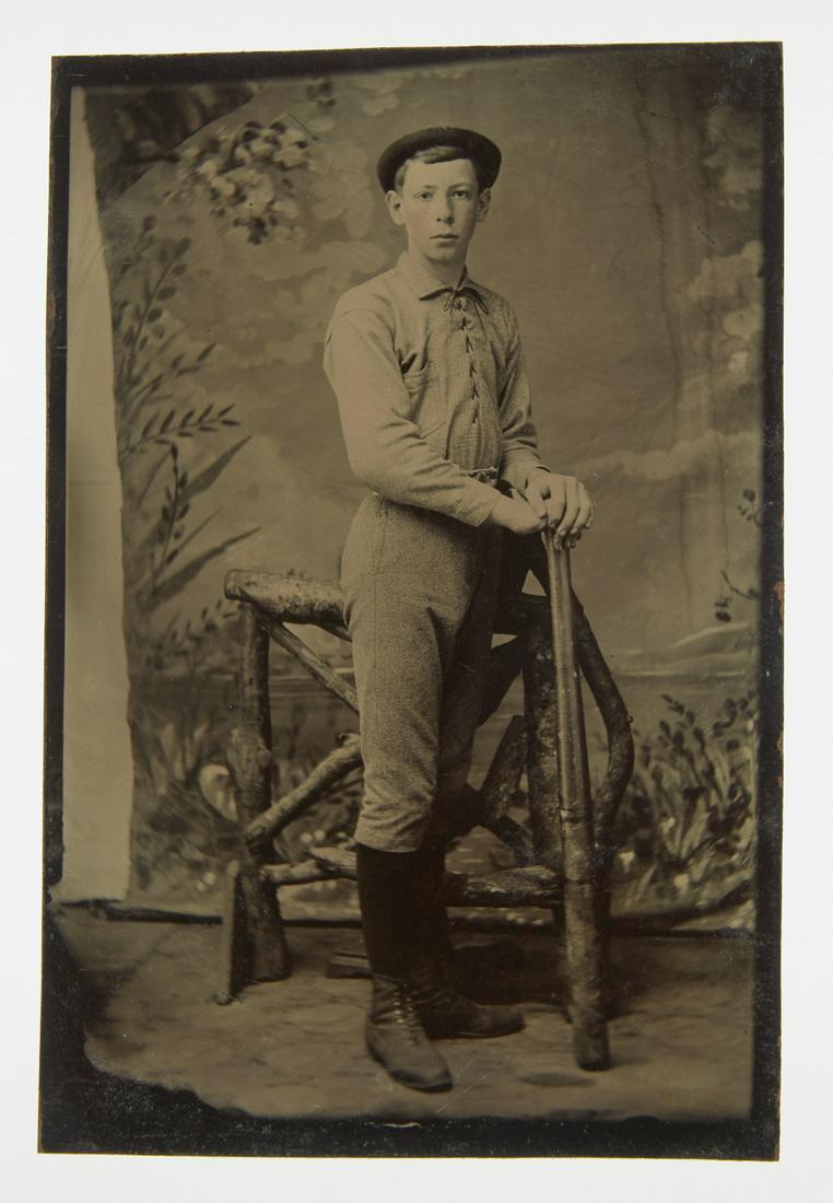 Tintype of Baseball Batter (1 of 2)