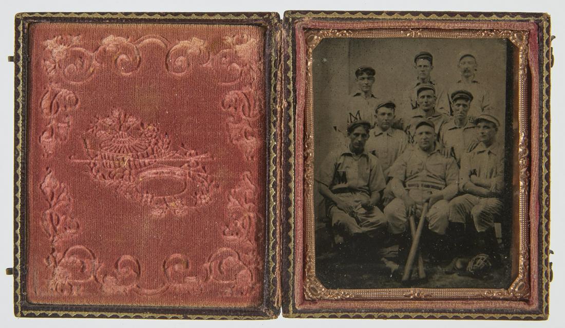 Fine Tintype of Baseball Team (1 of 3)