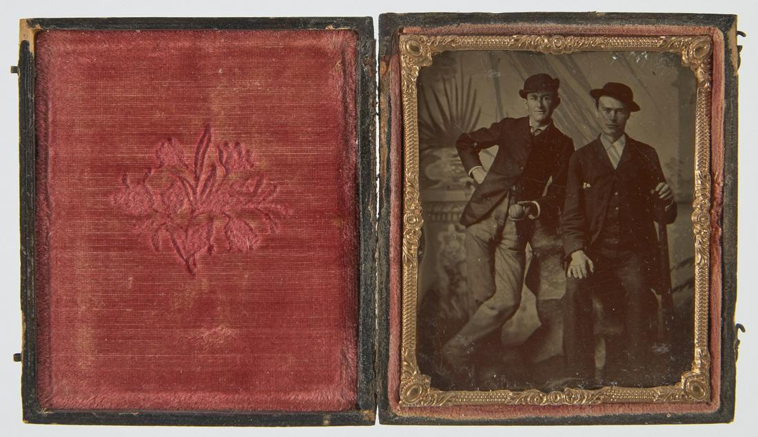 Tintype of 2 Baseball Dudes (1 of 3)