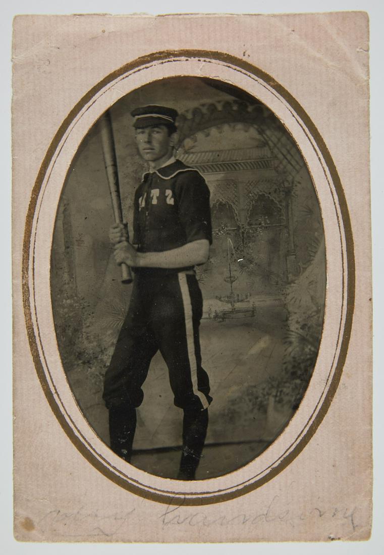 Tintype of Baseball Batter (1 of 2)