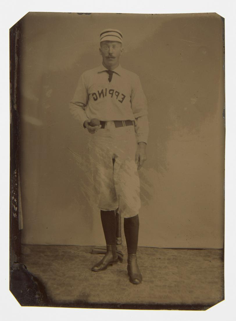 Tintype of Baseball Player (1 of 2)