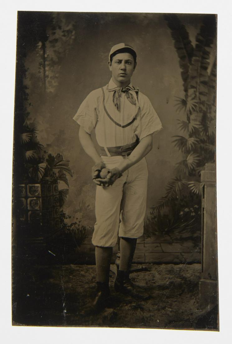 Tintype of Baseball Player (1 of 2)