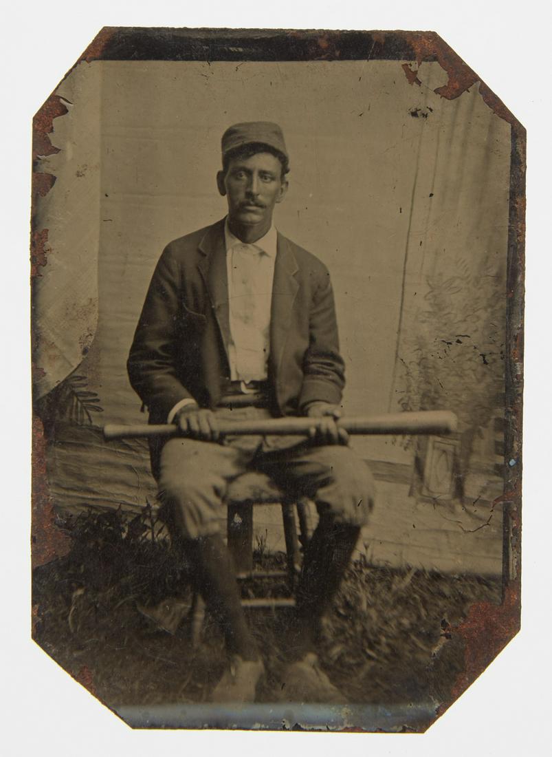 Tintype of Seated Batter (1 of 2)