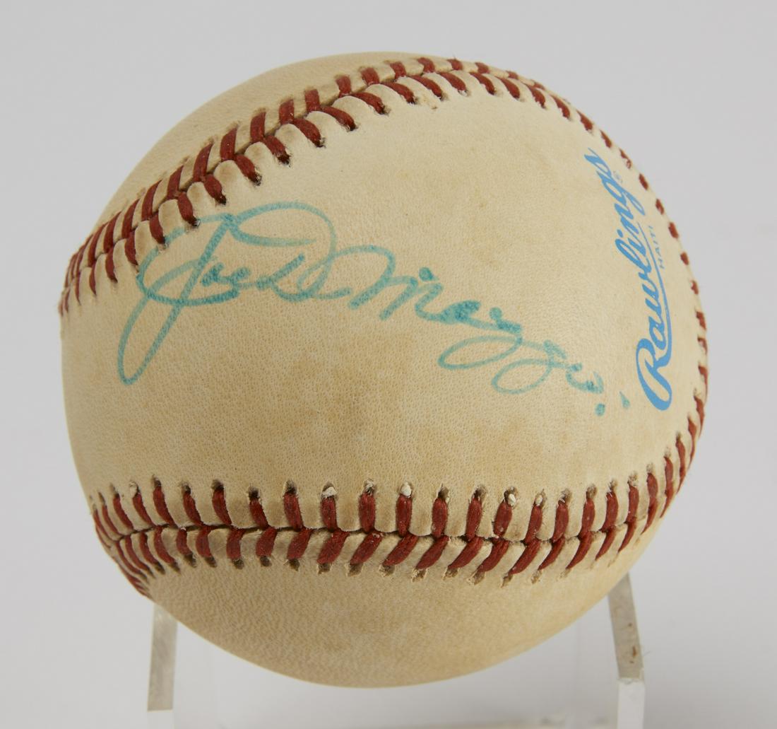 Baseball Signed by Joe DiMaggio (1 of 6)