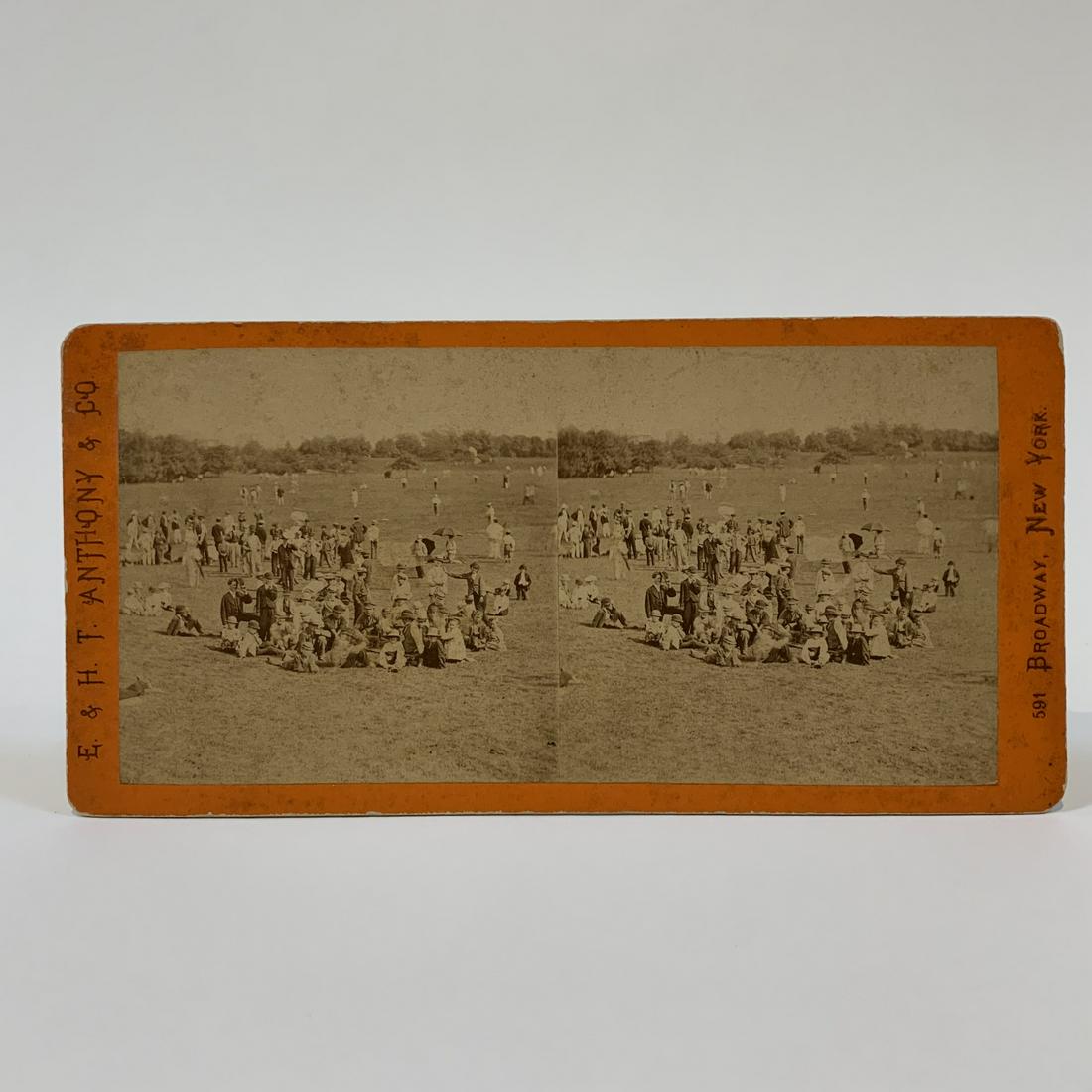 NYC Baseball Stereoview (1 of 2)