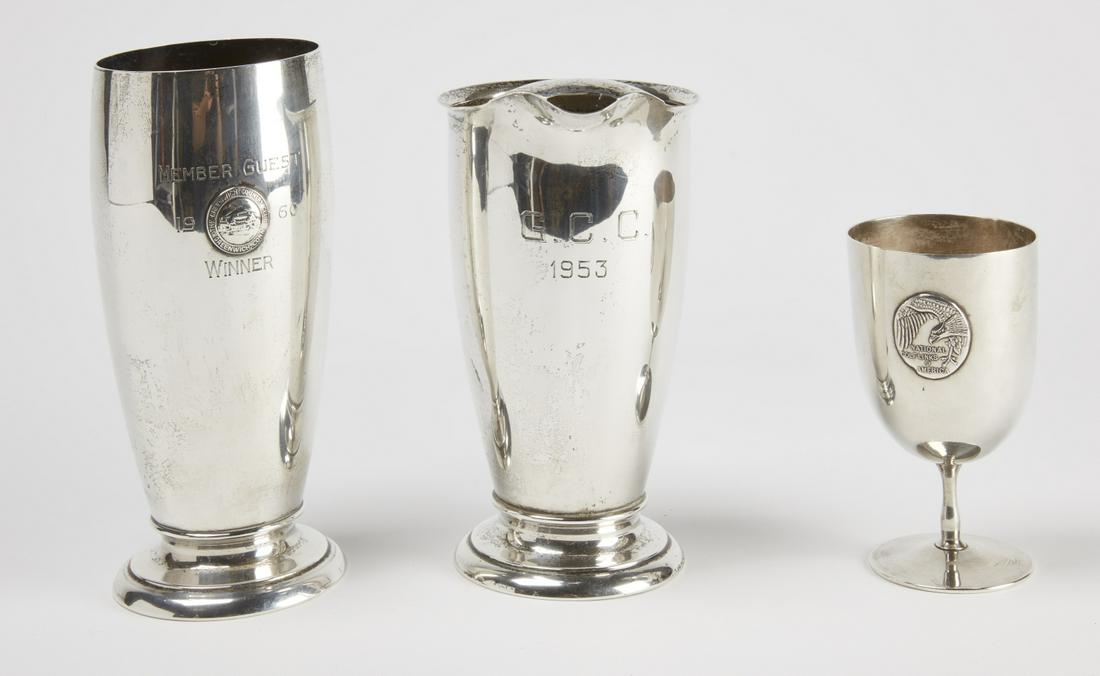 Three Sterling Greenwich CT Golfing Trophies (1 of 10)