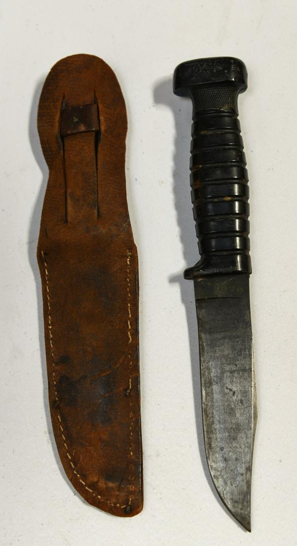 WW2 US Navy Knife with Lucite Handle (1 of 3)