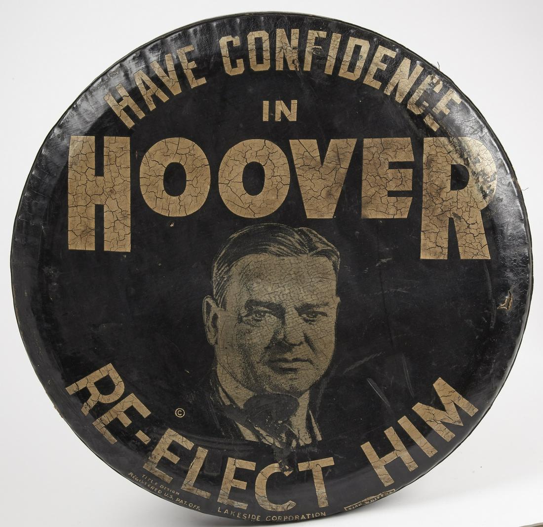Herbert Hoover 1932 Portrait Tire Cover (1 of 2)