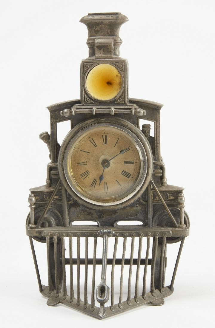 For Auction Railroad Clock Ansonia CT Clock Company (0215) on Jun