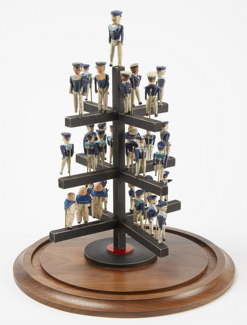 Sailor Tree with 33 Carved & Painted Sailors (1 of 4)