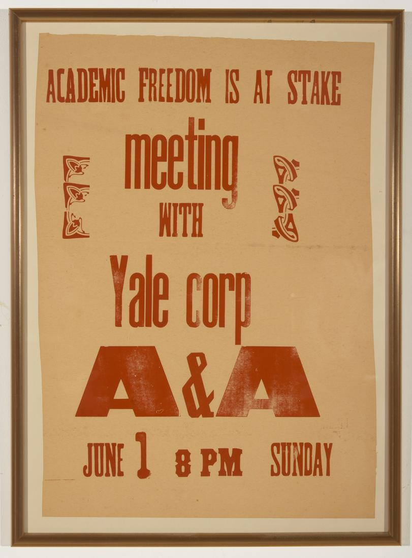 Yale - Academic Freedom is at Stake Poster (1 of 1)