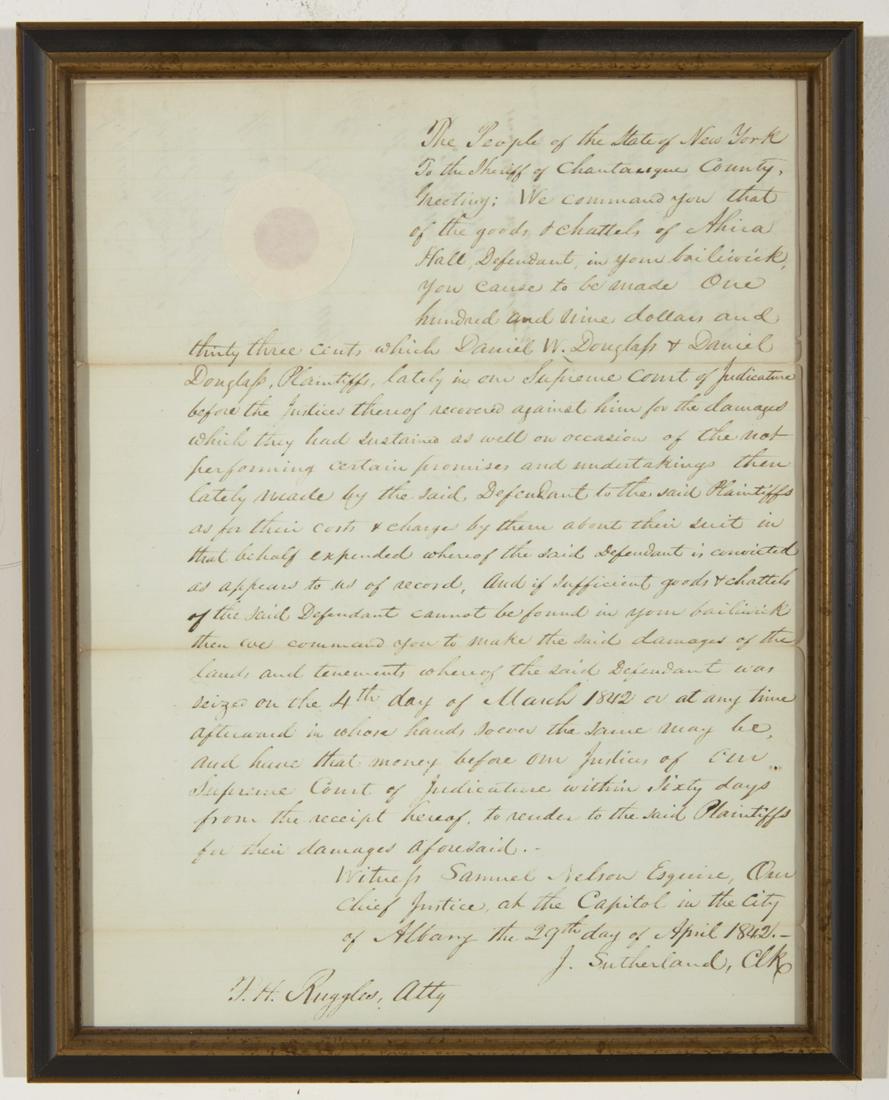 2 Early Documents New York & New Jersey (1 of 2)