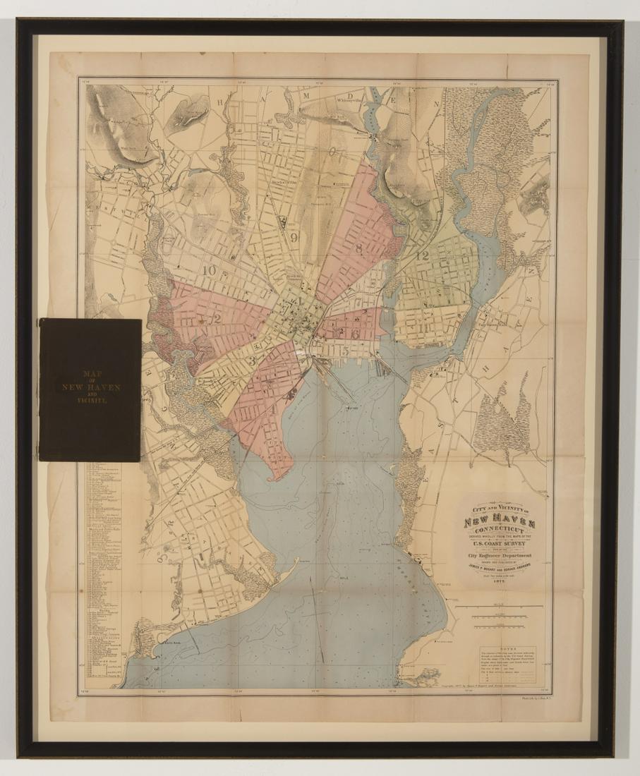 City & Vicinity of New Haven, CT US Coast Survey (1 of 1)