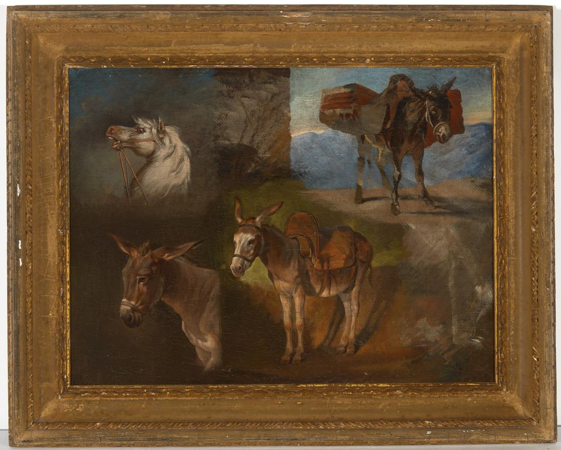 Early Oil of Horse and Donkeys (1 of 4)