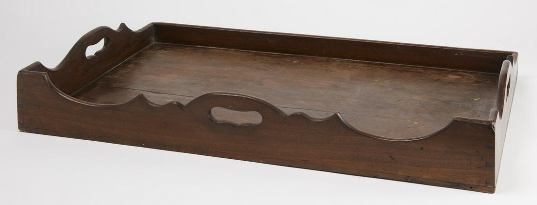 Chippendale Mahogany Serving Tray (1 of 4)
