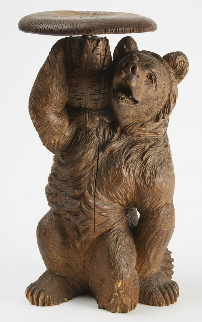 Early Black Forest Bear Piano Stool (1 of 8)