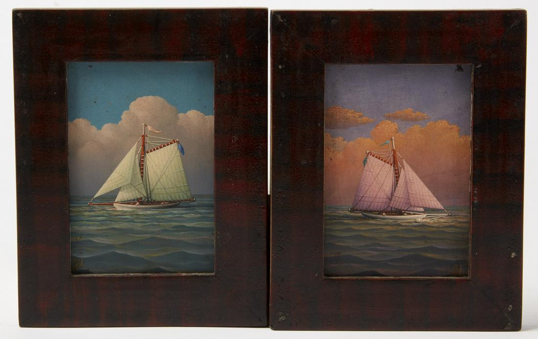 George Nemethy - pair of Marine Paintings (1 of 4)