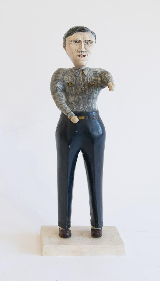Carved Folk Art Figure of a Man (1 of 3)