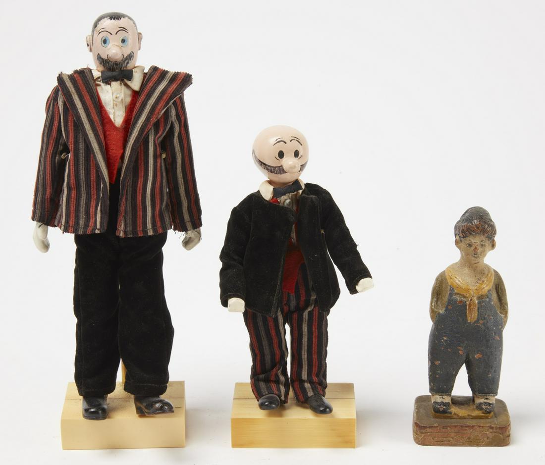 Carved Folk Art Cartoon Characters Mutt & Jeff (1 of 2)