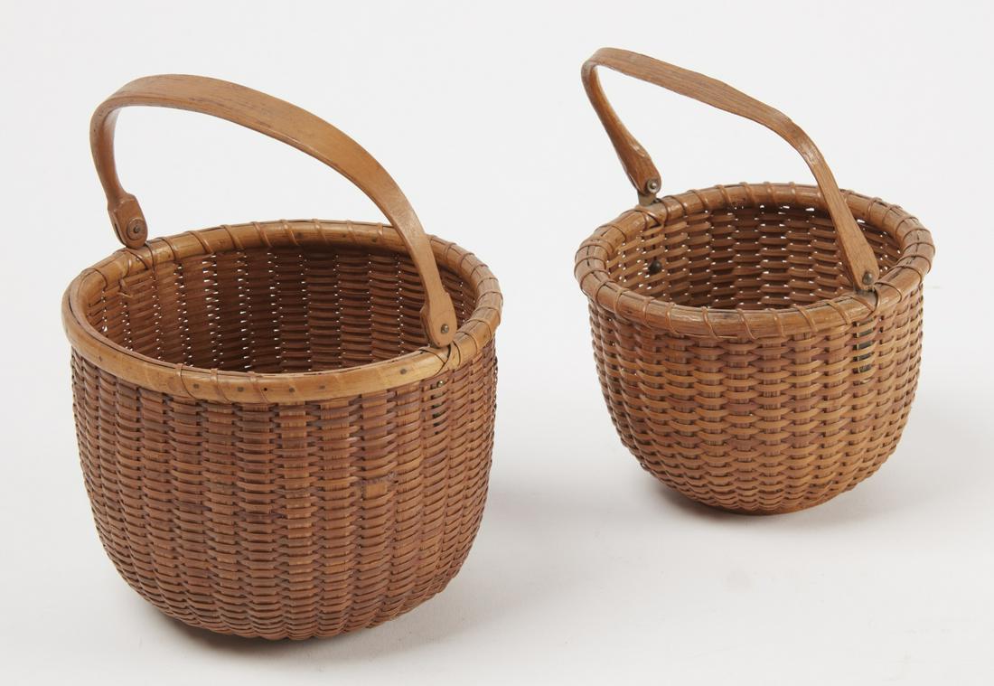 Two Nantucket Baskets with Labels (1 of 3)