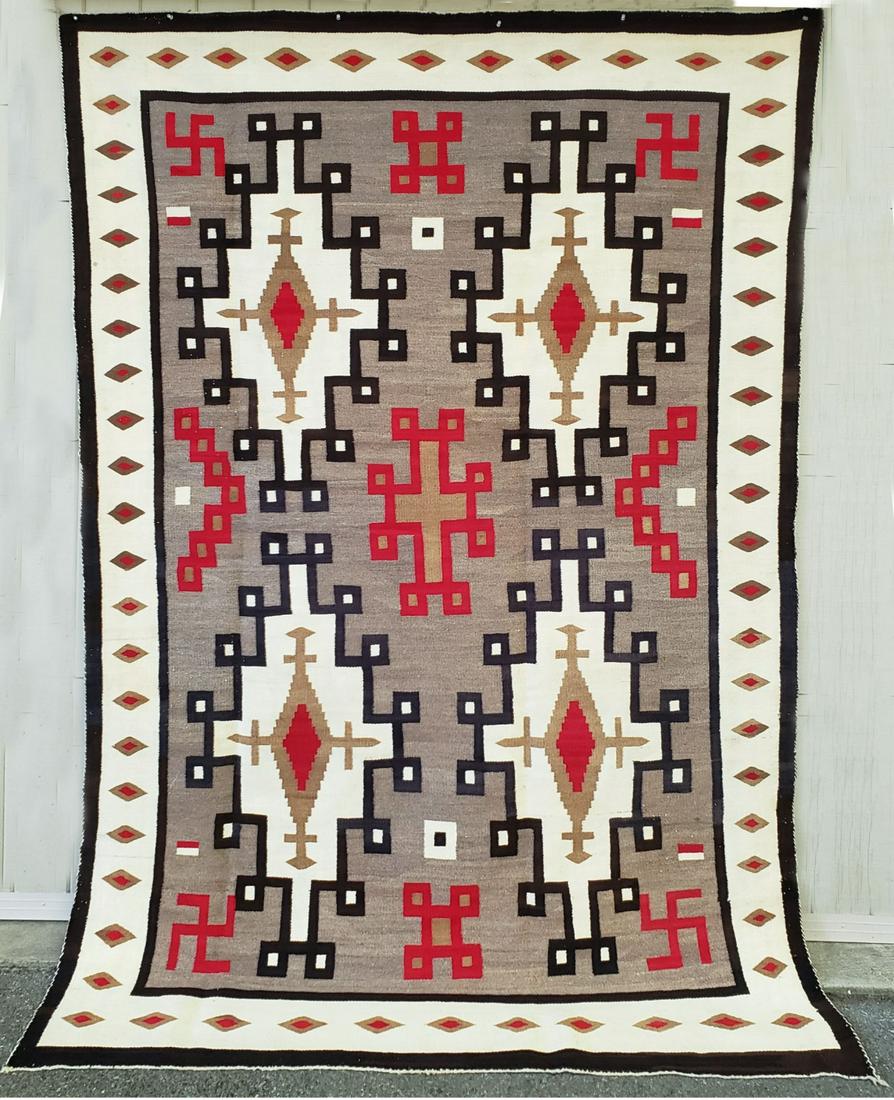 Large Early Crystal Trading Post Navajo rug (1 of 4)