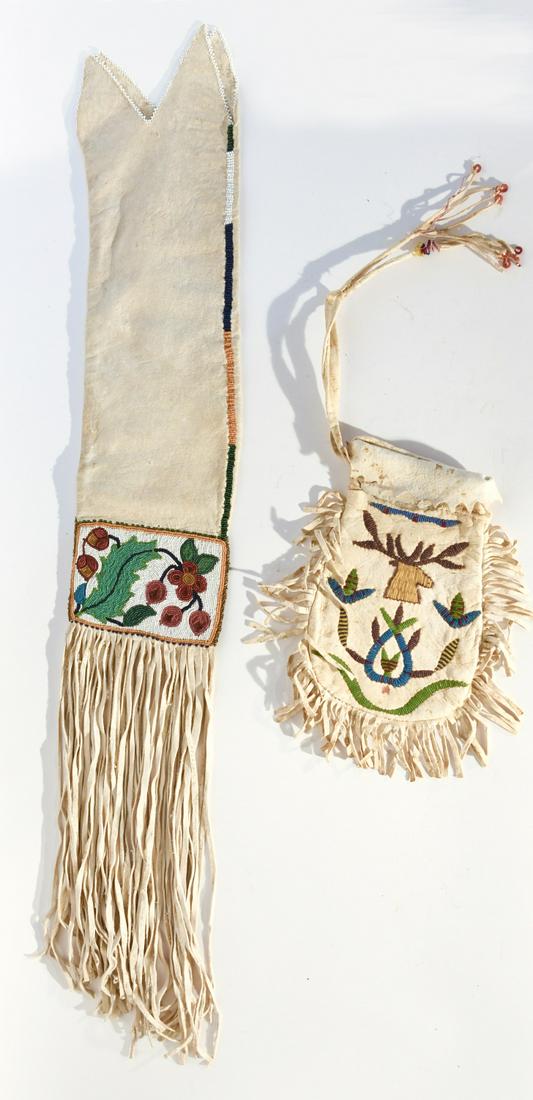 Two Native American Beaded Bags (1 of 4)
