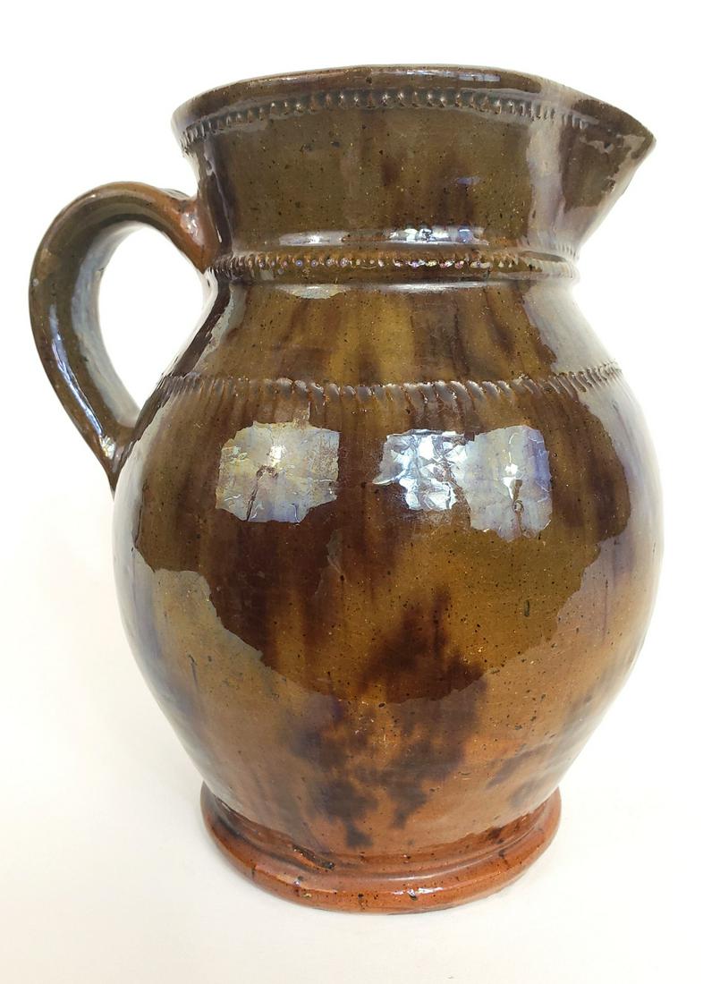 Jacob Medinger Pennsylvania Redware Pitcher (1 of 4)